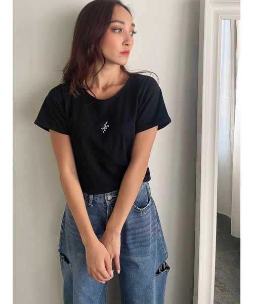 DURAS(デュラス)の「サイドカットデニムワイドパンツ(デニムパンツ・レディース・インディゴブルー・MEDIUM/SMALL)」の14枚目の写真