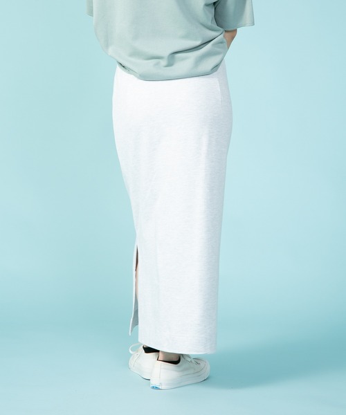 CONVERSE（コンバース）の「【CONVERSE/コンバース】　なこなこカップルコラボ　スリットタイト ナロー スカート（スカート・レディース・グレー/ブラック/アイボリー・LARGE/MEDIUM）」の18枚目の写真