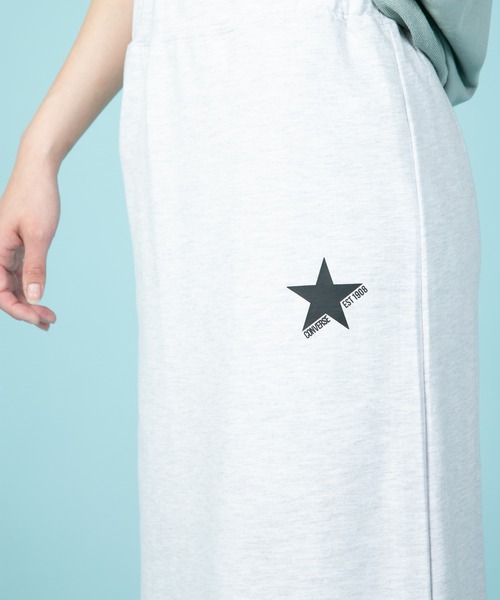 CONVERSE（コンバース）の「【CONVERSE/コンバース】　なこなこカップルコラボ　スリットタイト ナロー スカート（スカート・レディース・グレー/ブラック/アイボリー・LARGE/MEDIUM）」の20枚目の写真