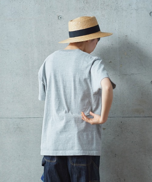 PAR ICI（パーリッシィ）の「FINLEY CARRIERS Tシャツ（Tシャツ/カットソー・レディース・杢グレー/ホワイト/ネイビー・FREE）」の19枚目の写真