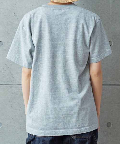 PAR ICI（パーリッシィ）の「FINLEY CARRIERS Tシャツ（Tシャツ/カットソー・レディース・杢グレー/ホワイト/ネイビー・FREE）」の9枚目の写真