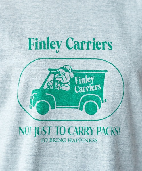 PAR ICI（パーリッシィ）の「FINLEY CARRIERS Tシャツ（Tシャツ/カットソー・レディース・杢グレー/ホワイト/ネイビー・FREE）」の12枚目の写真
