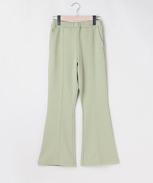 LOVETOXIC(ラブトキシック)の「カットジョーゼットフレアパンツ(その他パンツ・キッズ・ブラック/ライトグリーン・S/M/SS/L)」の2枚目の写真