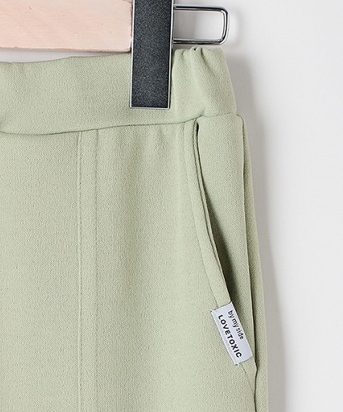LOVETOXIC(ラブトキシック)の「カットジョーゼットフレアパンツ(その他パンツ・キッズ・ブラック/ライトグリーン・S/M/SS/L)」の6枚目の写真