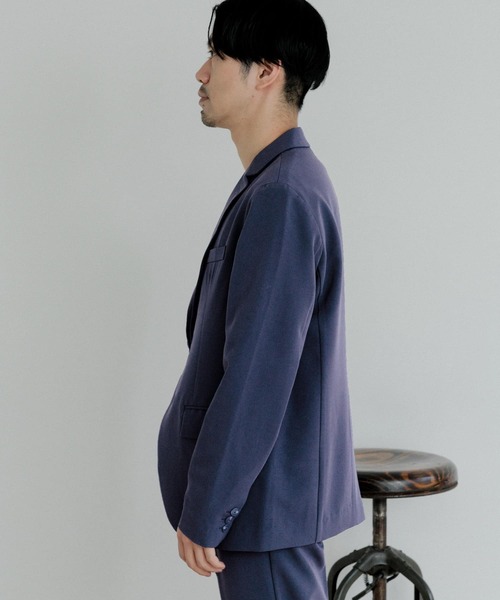 ITEMS URBANRESEARCH（アイテムズ アーバンリサーチ）の「『セットアップ対応』レギュラーフィット TRストレッチジャケット（セットアップ・メンズ・ブラック/ネイビー/ベージュ・LARGE/MEDIUM）」の15枚目の写真