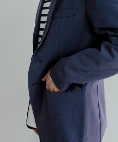 ITEMS URBANRESEARCH（アイテムズ アーバンリサーチ）の「『セットアップ対応』レギュラーフィット TRストレッチジャケット（セットアップ・メンズ・ブラック/ネイビー/ベージュ・LARGE/MEDIUM）」の19枚目の写真