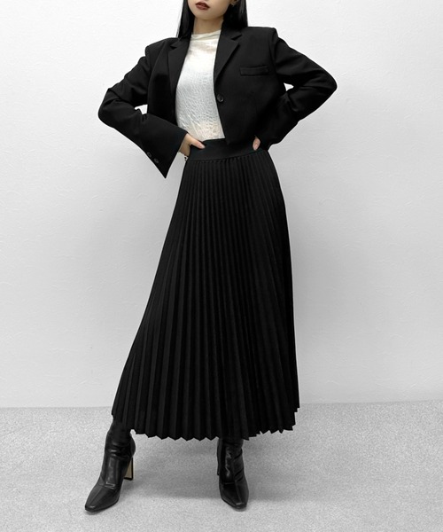 LVEU.（ラブユ.）の「【ZOZOTOWN限定】Nuance pattern high neck sheer tops / ニュアンス柄ハイネックシアートップス（Tシャツ/カットソー・レディース・ブラック/アイボリー・FREE）」の18枚目の写真