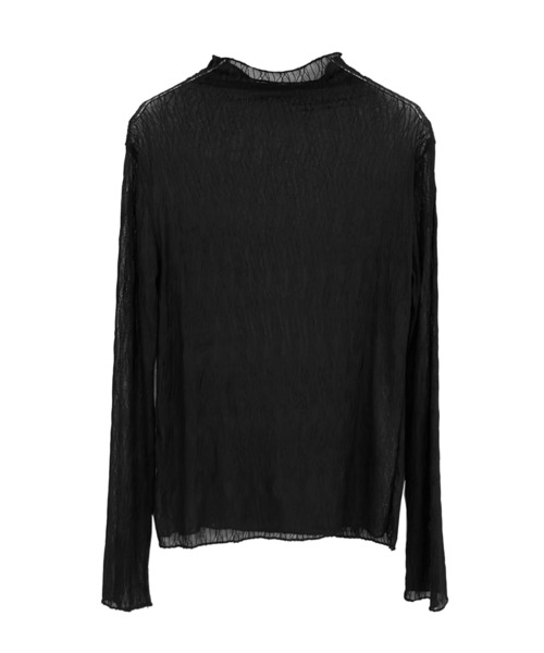 LVEU.（ラブユ.）の「【ZOZOTOWN限定】Nuance pattern high neck sheer tops / ニュアンス柄ハイネックシアートップス（Tシャツ/カットソー・レディース・ブラック/アイボリー・FREE）」の22枚目の写真
