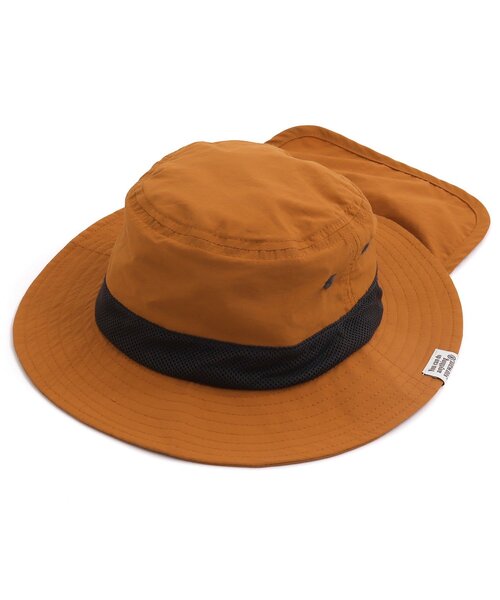 BREEZE(ブリーズ)の「【日よけ付き/UVカット】アウトドアハット(ハット・キッズ・インディゴブルー/グリーン/パープル/ピンク/キャメル/ロイヤルブルー/レインボー・50/52/54/56)」の6枚目の写真