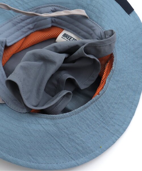 BREEZE(ブリーズ)の「【日よけ付き/UVカット】アウトドアハット(ハット・キッズ・インディゴブルー/グリーン/パープル/ピンク/キャメル/ロイヤルブルー/レインボー・50/52/54/56)」の12枚目の写真