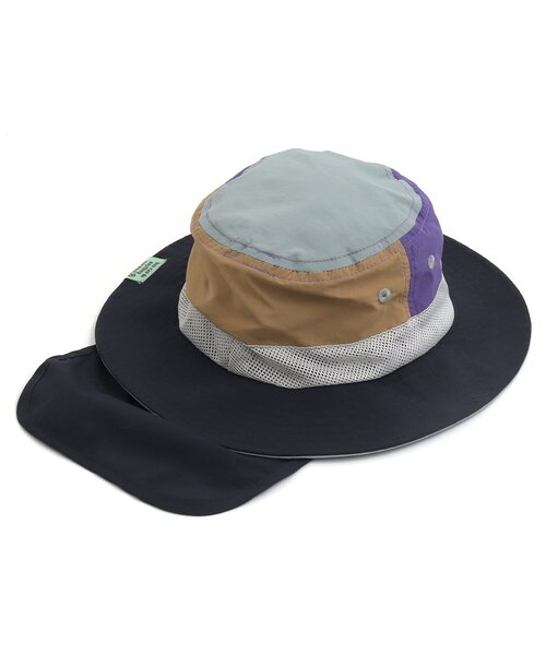 BREEZE(ブリーズ)の「【日よけ付き/UVカット】アウトドアハット(ハット・キッズ・インディゴブルー/グリーン/パープル/ピンク/キャメル/ロイヤルブルー/レインボー・50/52/54/56)」の21枚目の写真