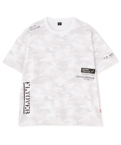 AVIREX（アヴィレックス）の「FLYOVER SHORT SLEEVE T-SHIRT / フライオーバー 半袖 Tシャツ / AVIREX / アヴィレックス（Tシャツ/カットソー・メンズ・ブラック系その他2/オリーブ系/ホワイト/その他3・2XL/L/M/XL）」の4枚目の写真
