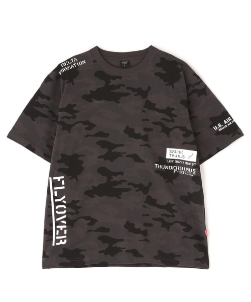 AVIREX（アヴィレックス）の「FLYOVER SHORT SLEEVE T-SHIRT / フライオーバー 半袖 Tシャツ / AVIREX / アヴィレックス（Tシャツ/カットソー・メンズ・ブラック系その他2/オリーブ系/ホワイト/その他3・2XL/L/M/XL）」の2枚目の写真