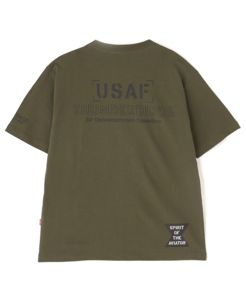 AVIREX（アヴィレックス）の「FLYOVER SHORT SLEEVE T-SHIRT / フライオーバー 半袖 Tシャツ / AVIREX / アヴィレックス（Tシャツ/カットソー・メンズ・ブラック系その他2/オリーブ系/ホワイト/その他3・2XL/L/M/XL）」の9枚目の写真