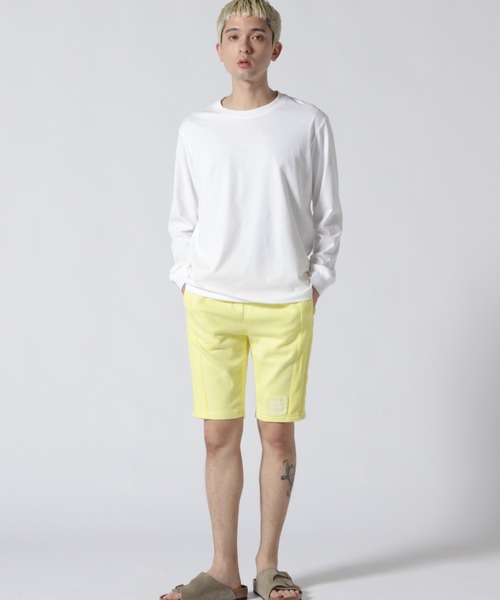 ROYAL FLASH（ロイヤルフラッシュ）の「e JEANS / イージーンズ/NEW スウェットショーツ（スウェットパンツ・メンズ・ホワイト/グリーン/イエロー/ピンク・L/XL/M/S）」の6枚目の写真