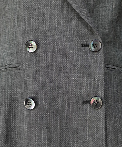 【新品】定価9万　チャコール　Chaos　カオス　テーラードジャケット Chaos（カオス） ジャケット テーラードジャケット /ラムダンジャ