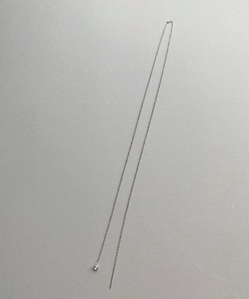 iso(イソ)の「【ステンレス】スライダースキニーチェーンネックレス(ネックレス・レディース・シルバー/ゴールド・FREE)」の3枚目の写真