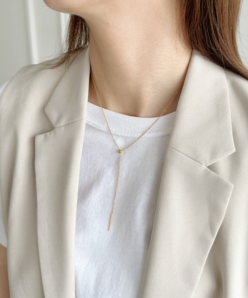 iso(イソ)の「【ステンレス】スライダースキニーチェーンネックレス(ネックレス・レディース・シルバー/ゴールド・FREE)」の16枚目の写真