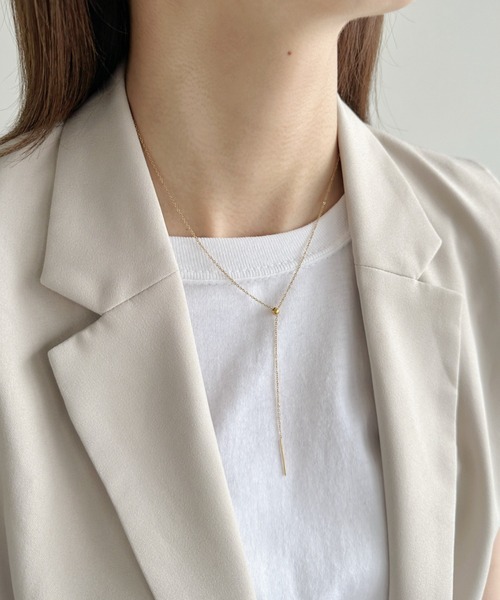 iso(イソ)の「【ステンレス】スライダースキニーチェーンネックレス(ネックレス・レディース・シルバー/ゴールド・FREE)」の18枚目の写真