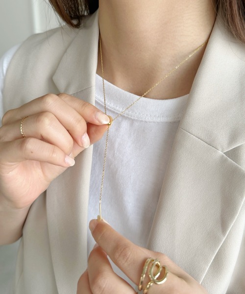 iso(イソ)の「【ステンレス】スライダースキニーチェーンネックレス(ネックレス・レディース・シルバー/ゴールド・FREE)」の20枚目の写真