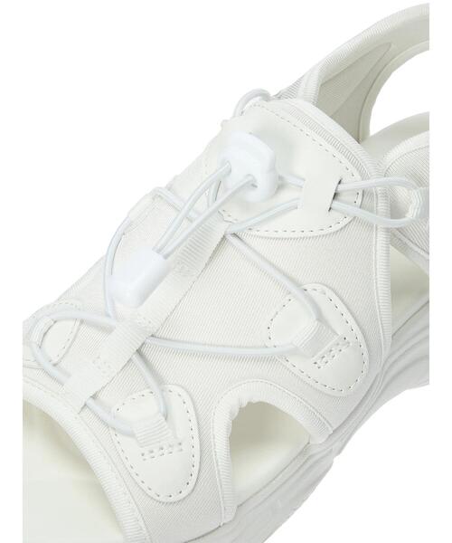 Lugnoncure（ルノンキュール）の「ドロストスポーツサンダル（サンダル・レディース・オフホワイト/ブラック・LARGE/MEDIUM）」の19枚目の写真