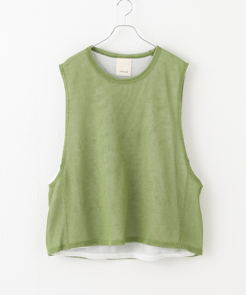 refomed リフォメッド　23ss COTTON LAYERED MES H refomed / リフォメッド】 COTTON LAYERED MESH BIBS（Tシャツ