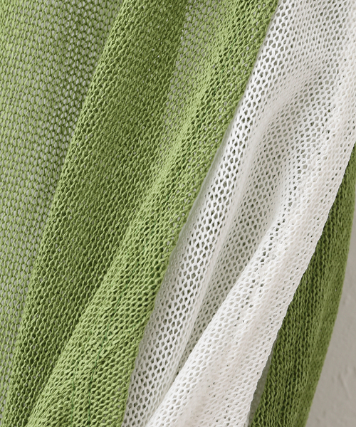 refomed / リフォメッド】 COTTON LAYERED MESH BIBS（Tシャツ