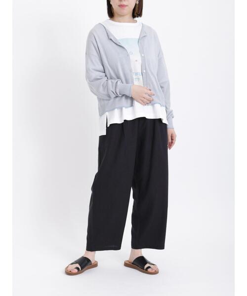 sm2rhythm（サマンサモスモスリズム）の「配色シアーカーディガン（カーディガン/ボレロ・レディース・サックスブルー/ベージュ/イエロー・F）」の13枚目の写真