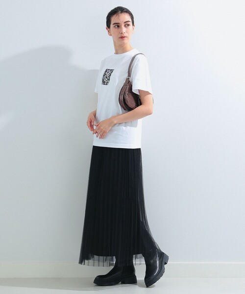 Ray BEAMS(レイビームス)の「Available Today × Ray BEAMS / 別注 Mini Photo Tシャツ(Tシャツ/カットソー・レディース・サックスブルー/ホワイト/レッド・ONE SIZE)」の5枚目の写真