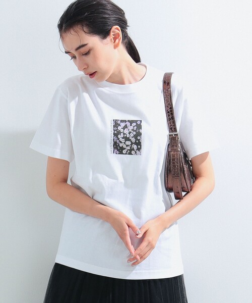 Ray BEAMS(レイビームス)の「Available Today × Ray BEAMS / 別注 Mini Photo Tシャツ(Tシャツ/カットソー・レディース・サックスブルー/ホワイト/レッド・ONE SIZE)」の6枚目の写真