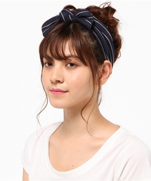 Ray BEAMS | Ctrl freak / ピンストライプヘアバンド(ヘアバンド)