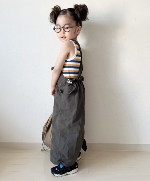 CIAOPANIC TYPY（チャオパニックティピー）の「【KIDS】リブボーダースクエアネックタンクトップ（タンクトップ・キッズ・レッド/ブルー・S/M/L/XL/XXL）」の16枚目の写真