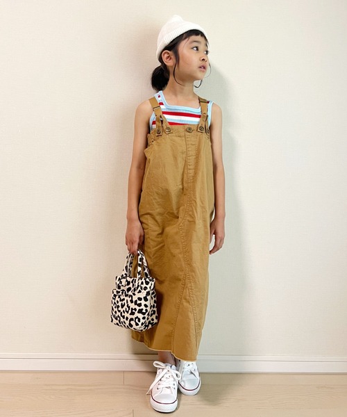 CIAOPANIC TYPY（チャオパニックティピー）の「【KIDS】リブボーダースクエアネックタンクトップ（タンクトップ・キッズ・レッド/ブルー・S/M/L/XL/XXL）」の22枚目の写真