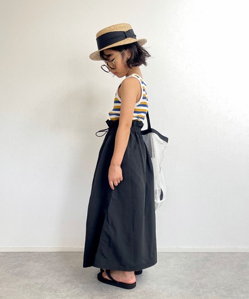 CIAOPANIC TYPY（チャオパニックティピー）の「【KIDS】リブボーダースクエアネックタンクトップ（タンクトップ・キッズ・レッド/ブルー・S/M/L/XL/XXL）」の21枚目の写真