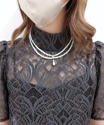 Cupid Heart | 【Cupid Heart】結婚式アクセ！2連涙パールネックレス(ネックレス)