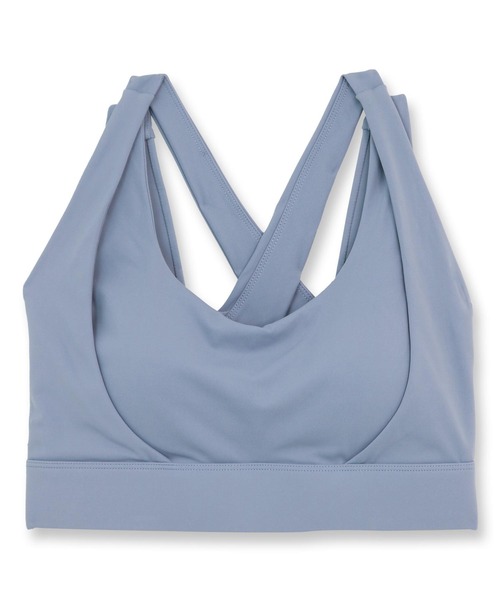 fran de lingerie（フランデランジェリー）の「スポーツ時の揺れからしっかりバストを守る 「フィットネスブラ」（キャミソール・レディース・ブルー/ブラック/パープル・L/M）」の22枚目の写真