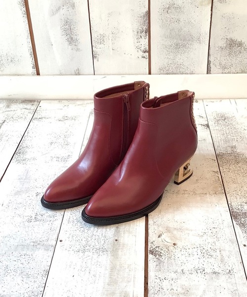 Jeffrey Campbell(ジェフリーキャンベル)の「蹄ヒールショートブーツ(ブーツ・レディース・ベージュ/ワイン/ブラック・37/38/35/36/39/40)」の21枚目の写真