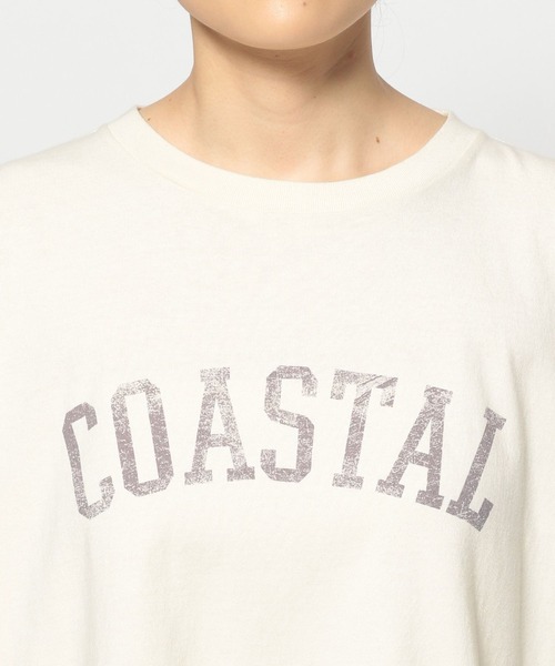 LOWRYS FARM(ローリーズファーム)の「カレッジショートロゴSS966580(Tシャツ/カットソー・レディース・チャコールグレー/グレー/アイボリー/ブラウン・FREE)」の10枚目の写真