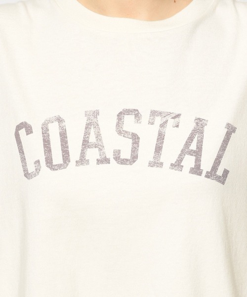 LOWRYS FARM(ローリーズファーム)の「カレッジショートロゴSS966580(Tシャツ/カットソー・レディース・チャコールグレー/グレー/アイボリー/ブラウン・FREE)」の11枚目の写真