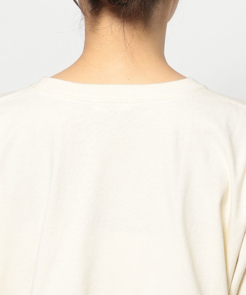 LOWRYS FARM(ローリーズファーム)の「カレッジショートロゴSS966580(Tシャツ/カットソー・レディース・チャコールグレー/グレー/アイボリー/ブラウン・FREE)」の13枚目の写真
