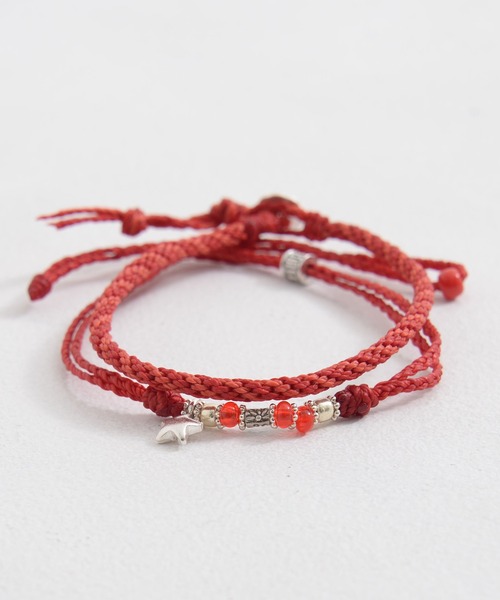 SILVER BULLET（シルバーバレット）の「『CavariA/キャバリア』2連スターアンクレット【+】（アンクレット・メンズ・ブラック×ホワイト/ブラック×ブラック/ネイビー/ホワイト/ミント/ターコイズブルー/イエロー/オレンジ/レッド/ピンク・FREE）」の9枚目の写真