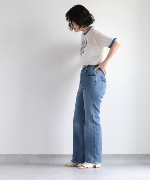 cepo（セポ）の「シアーリンガーロゴＴシャツ（Tシャツ/カットソー・レディース・オフホワイト/ベージュ・FREE）」の8枚目の写真