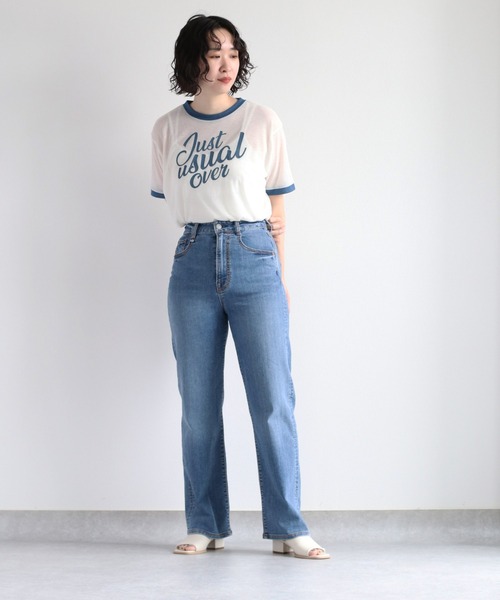 cepo（セポ）の「シアーリンガーロゴＴシャツ（Tシャツ/カットソー・レディース・オフホワイト/ベージュ・FREE）」の10枚目の写真