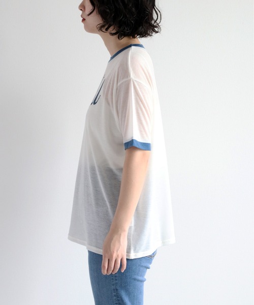 cepo（セポ）の「シアーリンガーロゴＴシャツ（Tシャツ/カットソー・レディース・オフホワイト/ベージュ・FREE）」の22枚目の写真