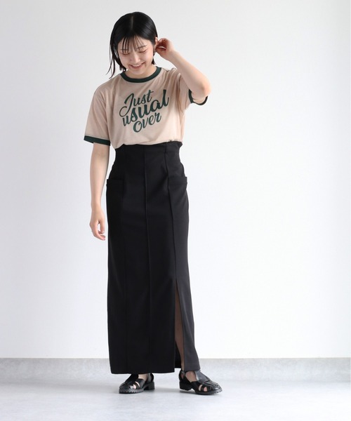 cepo（セポ）の「シアーリンガーロゴＴシャツ（Tシャツ/カットソー・レディース・オフホワイト/ベージュ・FREE）」の16枚目の写真