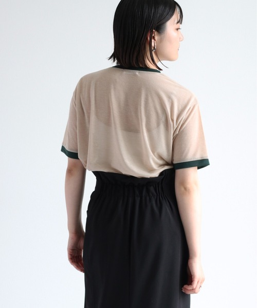 cepo（セポ）の「シアーリンガーロゴＴシャツ（Tシャツ/カットソー・レディース・オフホワイト/ベージュ・FREE）」の15枚目の写真