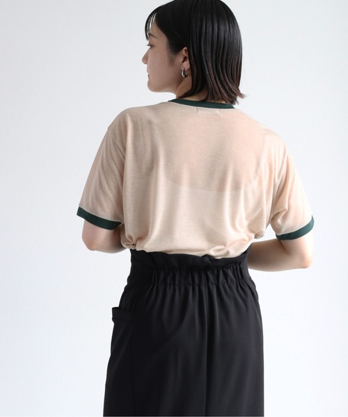 cepo（セポ）の「シアーリンガーロゴＴシャツ（Tシャツ/カットソー・レディース・オフホワイト/ベージュ・FREE）」の14枚目の写真