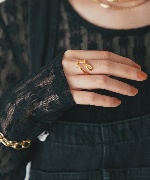 RIVE DROITE(リヴドロワ)の「カールラインリング(リング・レディース・ゴールド・13)」の6枚目の写真