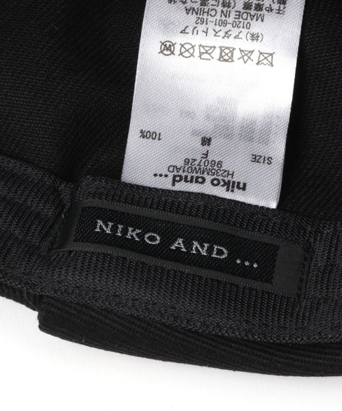 niko and...（ニコアンド）の「アソートロールキャップ（キャップ・メンズ・その他1/ブラック/ベージュ/ネイビー・FREE）」の13枚目の写真