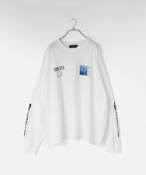 yuw（ユウ）の「ＮＩＲＶＡＮＡ　ＬＳ　Ｔｅｅ　973019（Tシャツ/カットソー・レディース・ホワイト・FREE）」の12枚目の写真